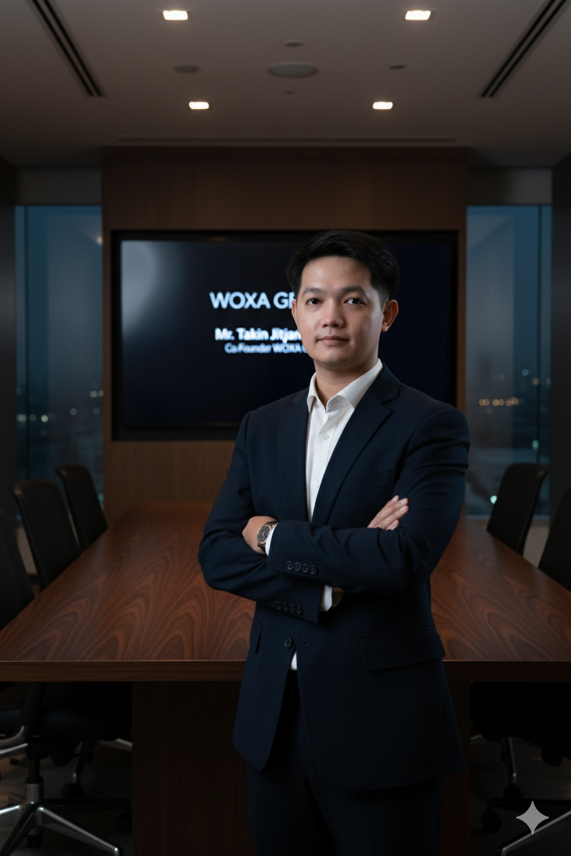 Mr. Takin Jitjanuruk at WOXA Group headquarters